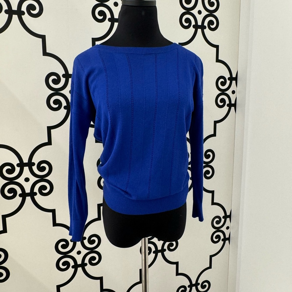 Royal blue Banana Republic long sleeve shirt.